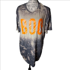 Gildan Boo Graphic Women's T-Shirt Large Halloween